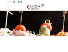 Tablet Screenshot of granadatapastours.com